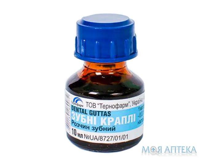 Зубні Краплі крап. фл. 10 мл