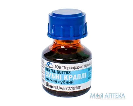 Зубні Краплі крап. фл. 10 мл