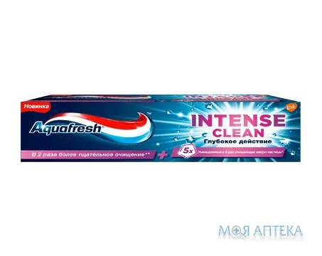 Зубна Паста Аквафреш (Aquafresh) Інтенсивне Очищення Глибокої Дії 75 мл