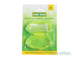 Зубна Щітка Baby Team (Бебі Тім) 7200, масажер, силікон., з контейнером