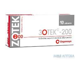 Зотек табл. п/о 200 мг №10 Evertogen Life Sciences (Индия)