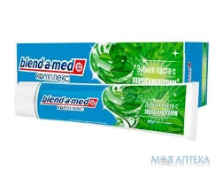 Зубна Паста Бленд-А-Мед Комплейт (Blend-A-Med Complete) З Ополіскувачем Свіжість Трав М`ята І Чебрець 100 мл