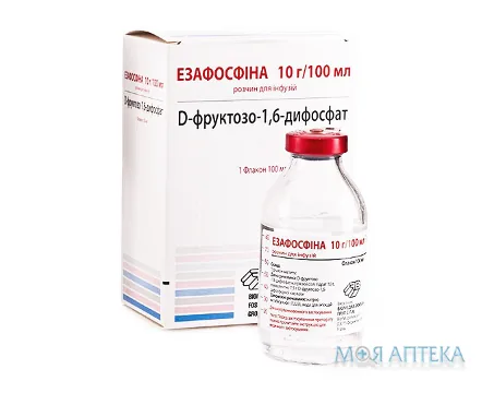 Езафосфіна розчин д/інф., 10 г/100 мл по 100 мл у флак. №1