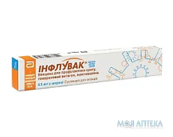 Інфлувак сусп. д/ін. 1 доза шпр. однораз. 0,5 мл №1