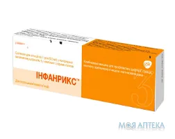 Інфанрикс сусп. д/ін. 1 доза шприц 0,5 мл, з голкою №1