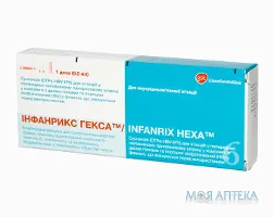 Інфанрикс Гекса сусп. (DTPa-HBV-IPV) д/ін. шприц №1