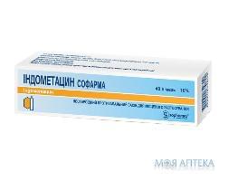 Индометацин Софарма мазь 10% туба 40 г №1