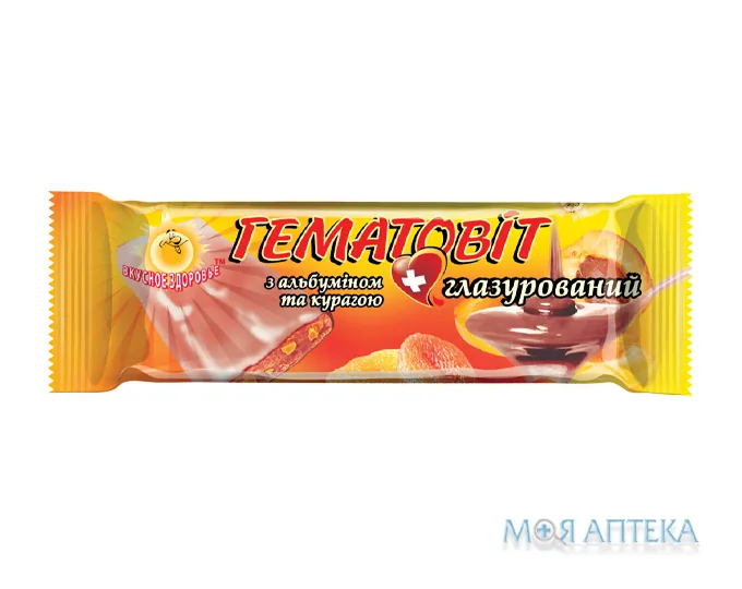 Гематовіт альбумін+ курага шок.гл. 50г