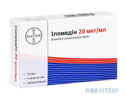 Іломедін конц. д/р-ну д/інф. 20 мкг/мл амп. 1 мл №5