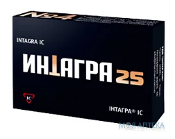Інтагра Ic табл. п/о 25 мг, в пачке №4