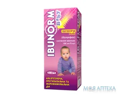 Ібунорм Бебі сусп. оральн. 100 мг/5 мл фл. 100 мл №1