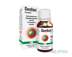 Гентос краплі ор. по 20 мл у флак.-крап.