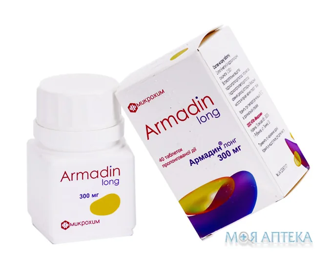 Армадін Лонг табл. пролонг. дії по 300 мг № 40 фл.