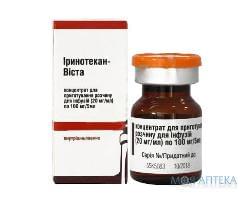 Иринотекан-Виста конц. д/р-ра д/инф. 100 мг/5 мл фл. №1