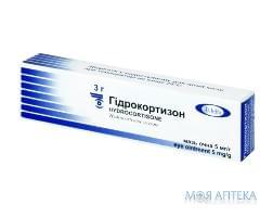 Гидрокортизон мазь глаз. 5 мг/г туба 3 г №1 Jelfa (Польша)