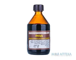 Йод р-н спирт. д/зовн. заст. 5% фл. 100 мл