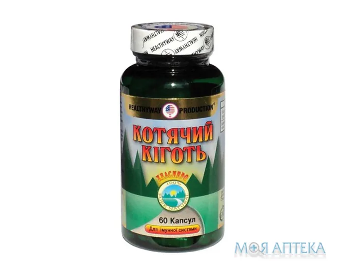 Котячий Кіготь капс. 500 мг №60