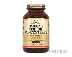 Солгар (Solgar) Концентрат Риб`ячого Жиру Омега-3 капс. №60