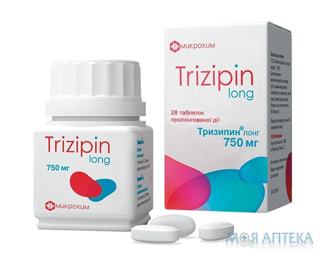 Тризипін лонг таблетки прол./д. по 750 мг №28 в бан.