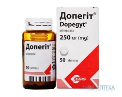 Допегіт таблетки по 250 мг №50 у флак.