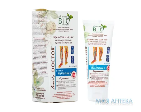 Крем-гель для ніг проти варикозу, проти набряків 75 мл