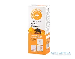 Домашній Доктор Бджолина отрута і хондроїтин Крем-бальзам для тіла, 75 мл