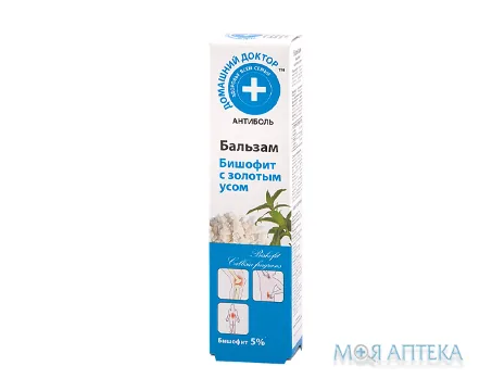 Домашній Доктор Бішофіт з золотим вусом Бальзам для тіла, 42 мл