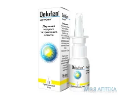 Делуфен спрей наз. по 20 мл у флак. з розпил.