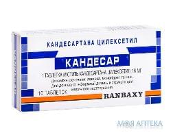 Кандесар табл. 16 мг №10
