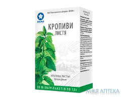 Кропиви Листя листя 1,5 г фільтр-пакет №20