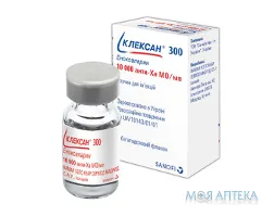 Клексан 300 р-н д/ін. 10000 анти-Ха МЕ/1мл фл. багатодоз. 3 мл №1