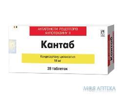Кантаб табл. 16 мг №28 Nobelpharma (Турция)
