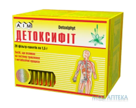Детоксифіт збір по 1,5 г у філ.-пак. №20 у пач.