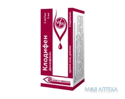 Клодифен крап. очн. 0,1 % фл.-крапельн. 5 мл №1