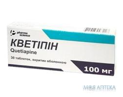 кветипин таб. п/об. 100 мг №30