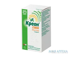 Креон 25000 капс. тв. с гастрорезист. гран 300 мг фл. №50
