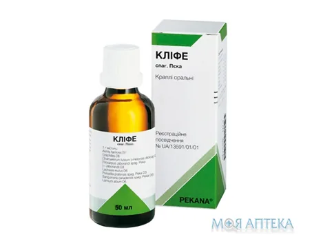 Кліфе Спаг Пека кап. орал. фл. 50 мл №1