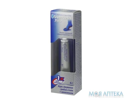 Ламізил Уно р-н нашкірний плівкообр. 1% туба 4 г №1