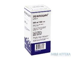 Лефлоцин р-н д/інф. 5 мг/мл пляшка 100 мл №1
