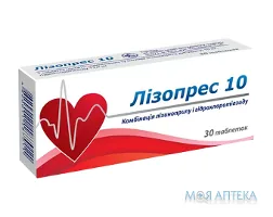 Лізопрес 10 табл. №30