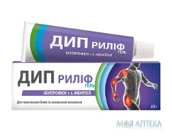 Дип Риліф гель по 15 г у тубах