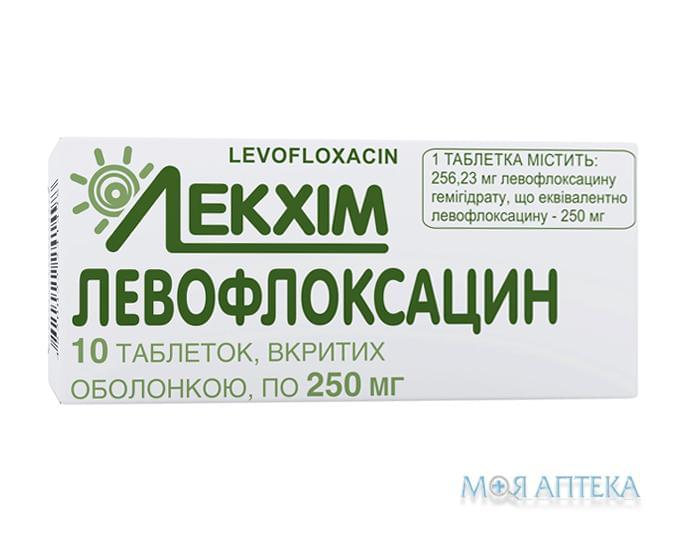 Левофлоксацин табл. в/о 250 мг №10