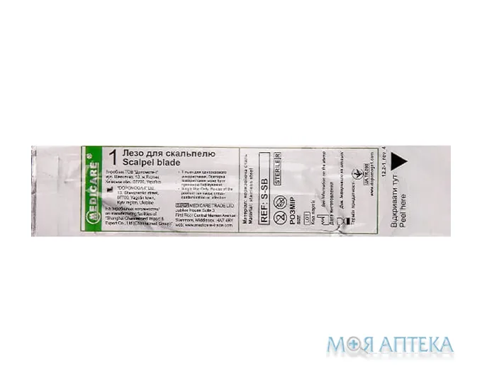 Лезо Для Скальпеля Medicare розмір 18 №1