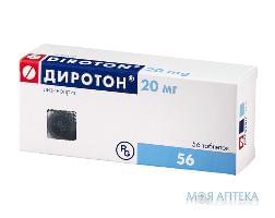 Диротон таблетки по 20 мг №56 (14х4)