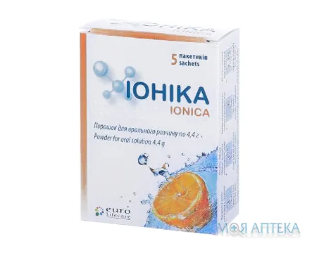 Іоніка порошок д/ор. р-ну по 4,4 г у пак. №5