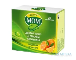 Доктор Мом Зі Смаком Апельсину льодяники №20 (4х5)