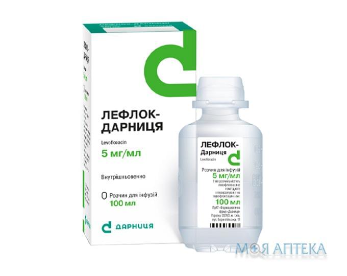 Лефлок-Дарниця р-н д/інф. 5 мг/мл фл. 100 мл №1