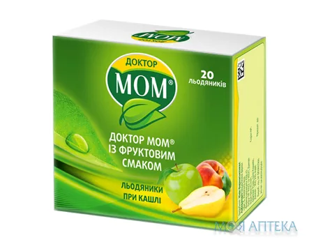 Доктор Мом Із Фруктовим Смаком льодяники №20 (4х5)