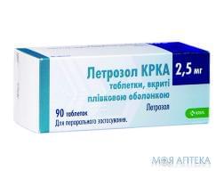 Летрозол табл. 2,5 мг №90