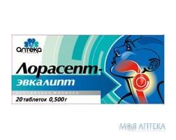 Лорасепт-Евкаліпт табл. 500 мг №20